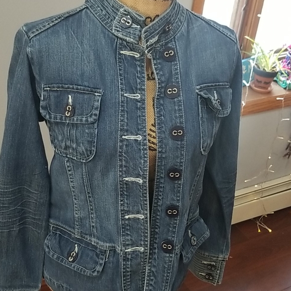 Canyon River Blues Cotton Jean Jacket - Picture 2 of 6
